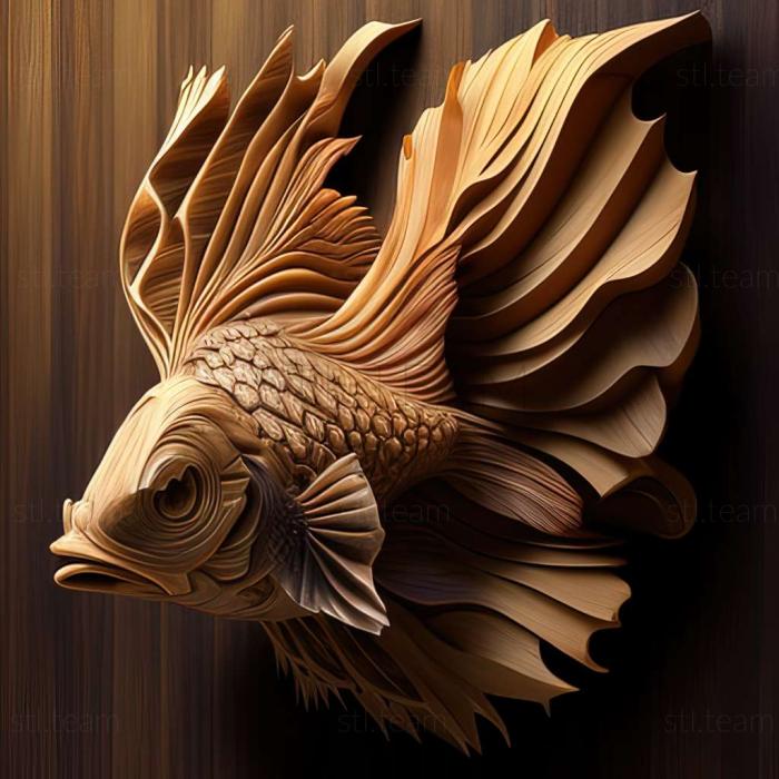 3D модель Веерная рыба (STL)